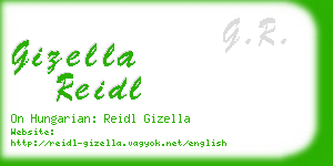 gizella reidl business card